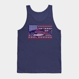 American bass flag Tank Top